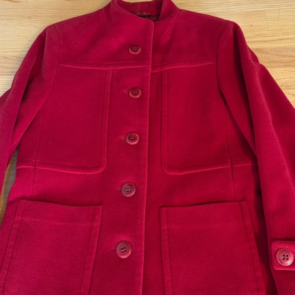 Luxury Italian Fabric Angora/Wool Blend Linda Richards Luxury Coat, size 6 - Picture 7 of 17